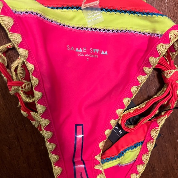 Same Swim Los Angeles Pink Bikini Top and Bottom - new with tags - Picture 8 of 10